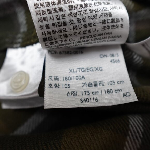 Levi's Plaid Flannel Shirt Men's XL 100% Cotton Tartan Buffalo Lumberjack - Picture 10 of 13